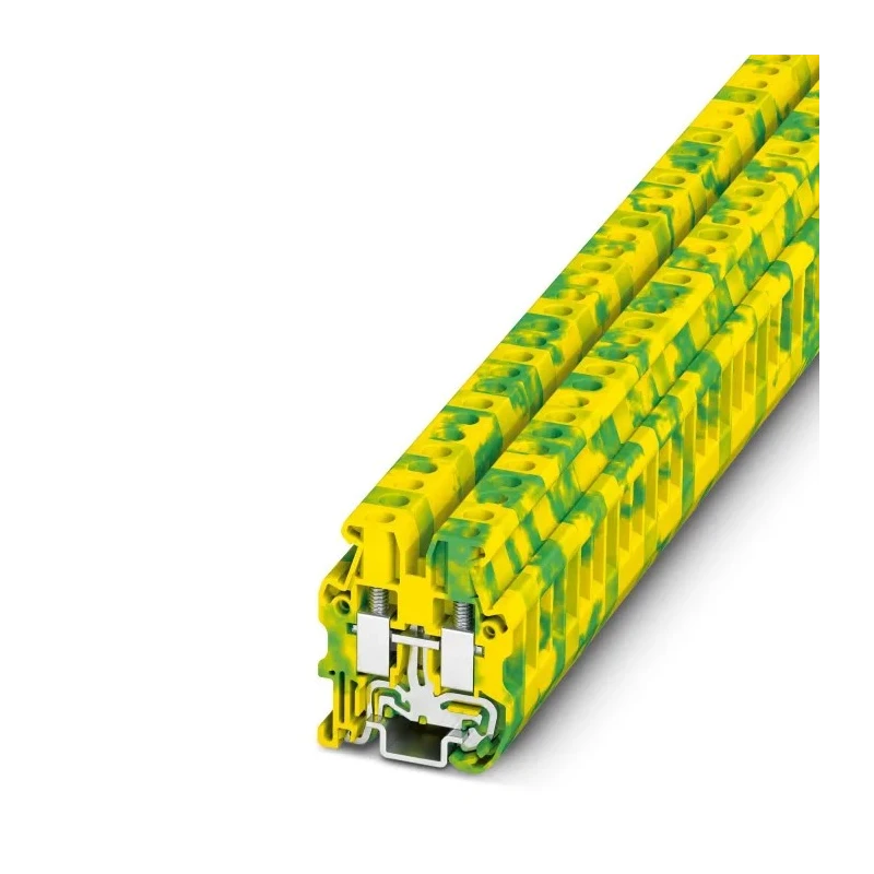 Phoenix Contact MUT 4-PE Series Earth Terminal Block Green Yellow 4mm² 1-Level Screw ATEX IECEx 3248037