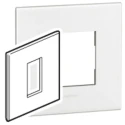 Legrand White 1 Gang Polycarbonate Light Switch Cover 92x92x8 mm 5 752 00