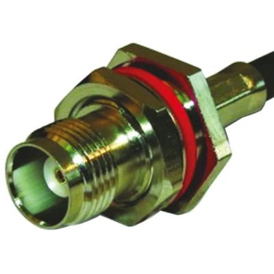Amphenol RF RP-TNC Series Coaxial Connector Cable Female TNC 50 Ω Straight Body 31-6508