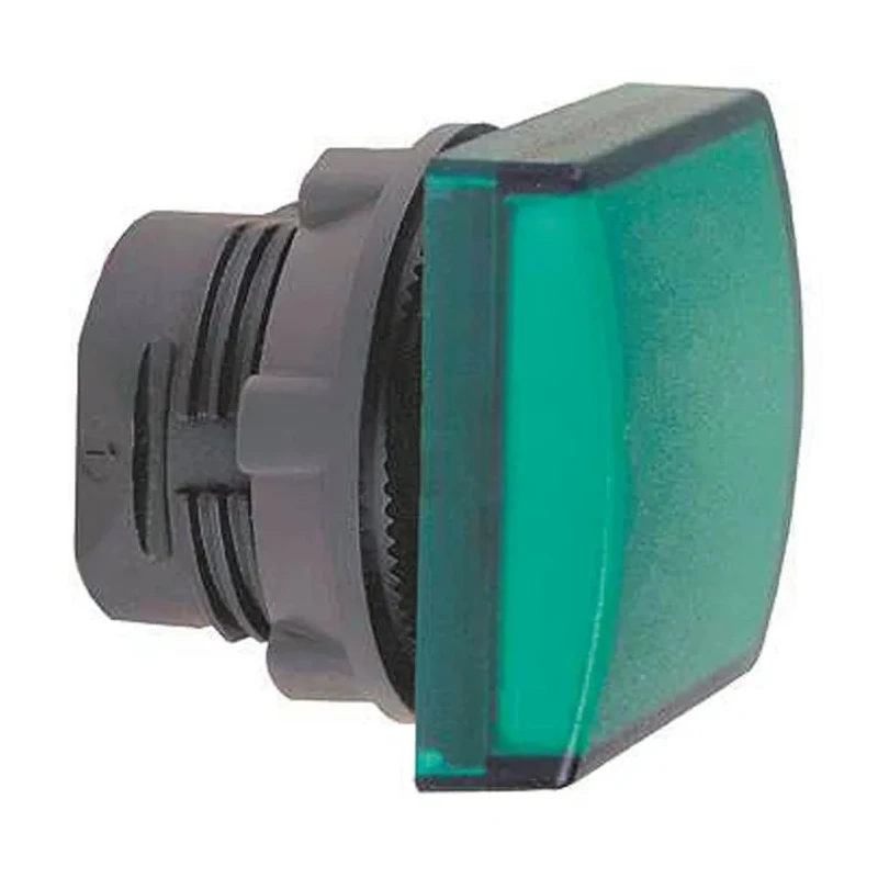 Schneider Electric Green Pilot Light 22 mm Cutout Harmony Series ZB5CV033
