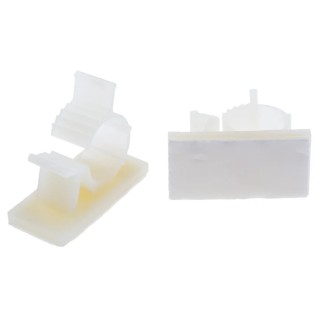 RS PRO White Polyamide 66 Push-in Cable Clamp 15.4 mm Max Bundle Diameter 37x18.4x31.8 mm 817-8937