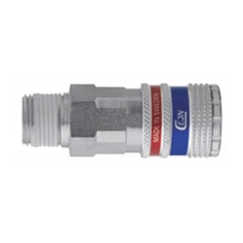 CEJN Steel, Brass Pneumatic Quick Connect Coupling 1/4 in Male R 103002152