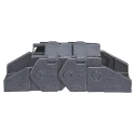 Igus Polymer Cable Trunking Accessory Cable Chain Mounting Bracket 32 mm Height 48.5 mm Width 117.3.12P