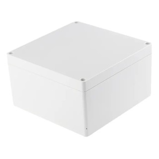 Hammond 1554 Series Grey Grey Lid ABS Enclosure 90.5 mm x 160 mm x 160 mm 1554SGY