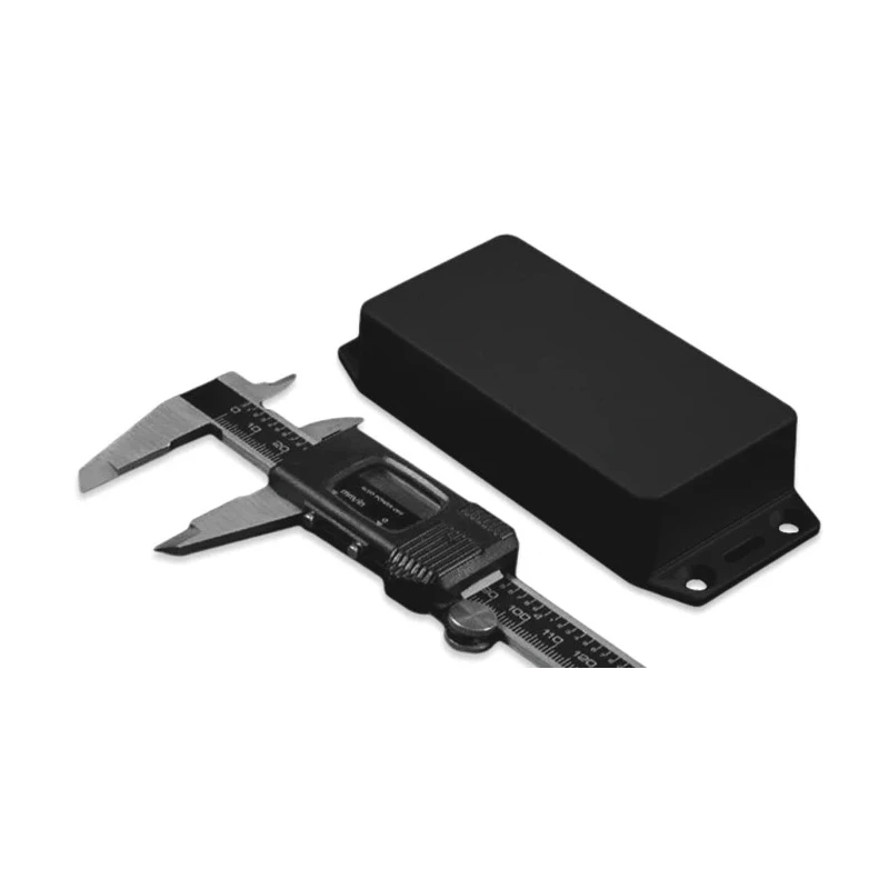 Hammond Flanged 1591 Series Black ABS Enclosure, IP54, 20 mm x 99 mm x 51 mm 1591XXASFLBK