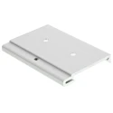 Hammond Aluminium DIN Rail Clip for Use with 35 mm DIN Rail 51 mm x 75 mm x 8 mm 1427DIN75M