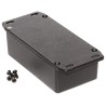 Hammond Die Cast Aluminium Enclosure with Flanged Black Lid IP54 39.8 mm x 121.2 mm x 65.5 mm 1590N1FLBK