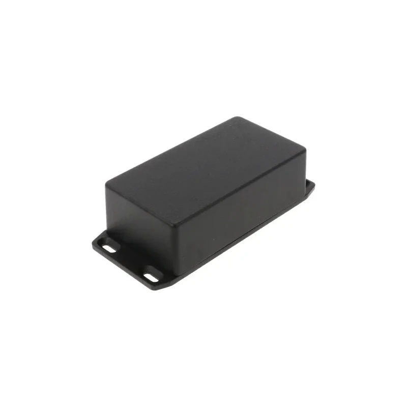 Hammond Die Cast Aluminium Enclosure with Flanged Black Lid IP54 39.8 mm x 121.2 mm x 65.5 mm 1590N1FLBK