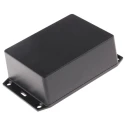 Hammond Flanged ABS Enclosure IP54 Black Lid 41 mm x 81 mm x 109 mm 1591XXSSFLBK