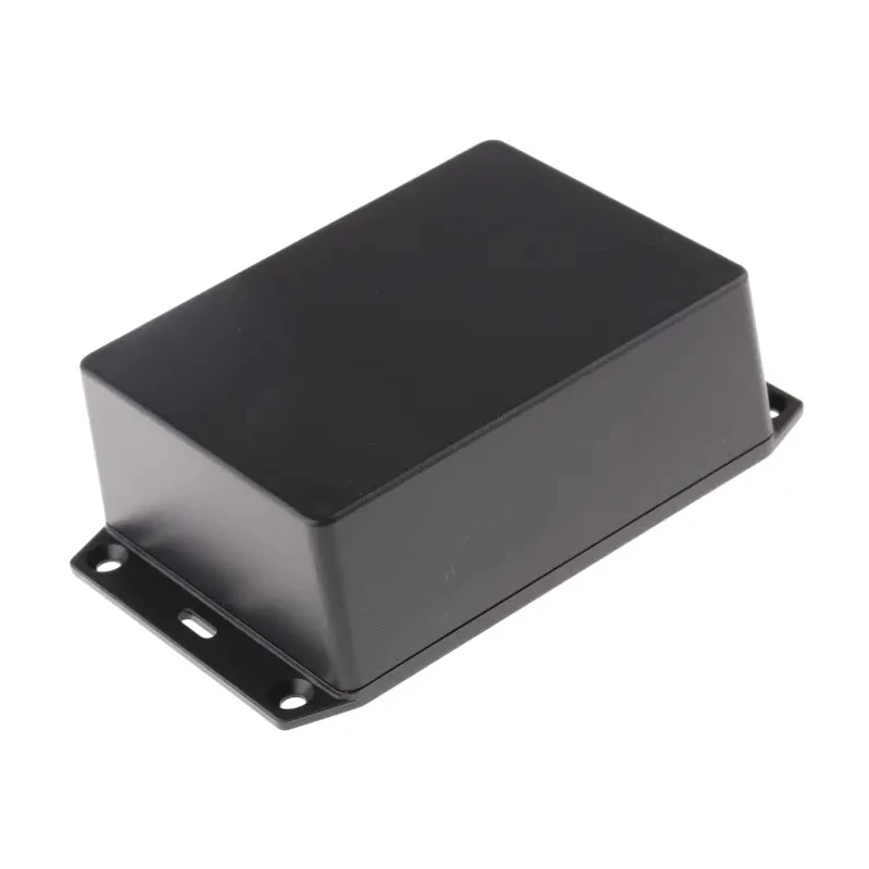 Hammond Flanged ABS Enclosure IP54 Black Lid 41 mm x 81 mm x 109 mm 1591XXSSFLBK