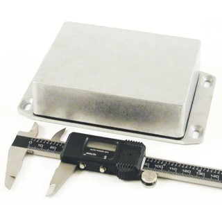 Hammond Flanged Die Cast Aluminium Enclosure IP65 34 mm x 119.5 mm x 94 mm 1590WBBFL