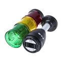 Eaton SL7 Series Red, Yellow, Green Signal Tower No Sounder Component, 3 Lights, 24V AC/DC Base 171425 SL7-100-L-RYG-24LED