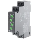 GIC 1CJ Series Multifunction DIN Rail Timer Relay, 1-Contact SPDT, 240 V dc 12V ac, 240 V ac, 0.1s to 100h 1CJDT0