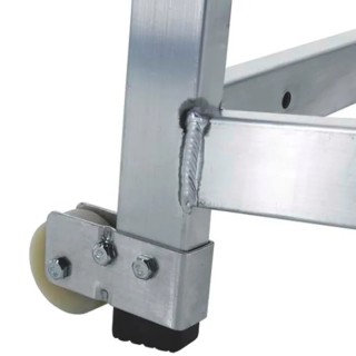 Zarges Trolley Wheel Aluminium Alloy Frame 150 kg Capacity 40268