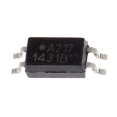Broadcom DC Input Optocoupler Surface Mount 4-Pin SOIC, 3000Vrms Isolation, Transistor Output, 5mA Input ACPL-217-50BE
