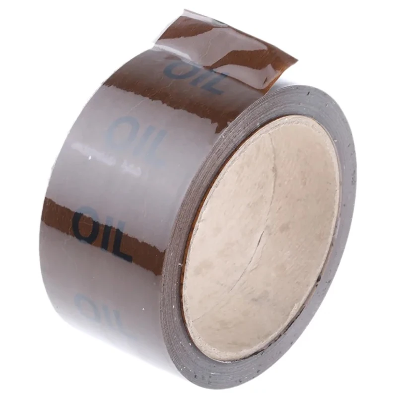 RS PRO Brown Vinyl Polypropylene Pipe Marking Tape with Pre-printed Oil Text, Width 50mm x Length 33m 711-441