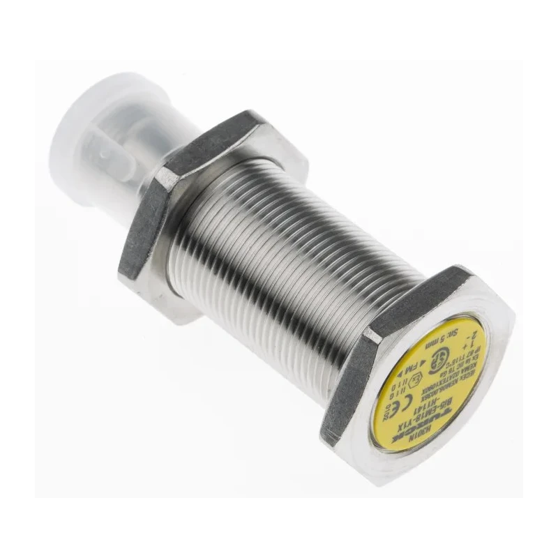 Turck Threaded Barrel Inductive Proximity Sensor M18 NAMUR BI 5 8.2V dc 5 mm 1.2mA Bi5-EM18-Y1X-H1141