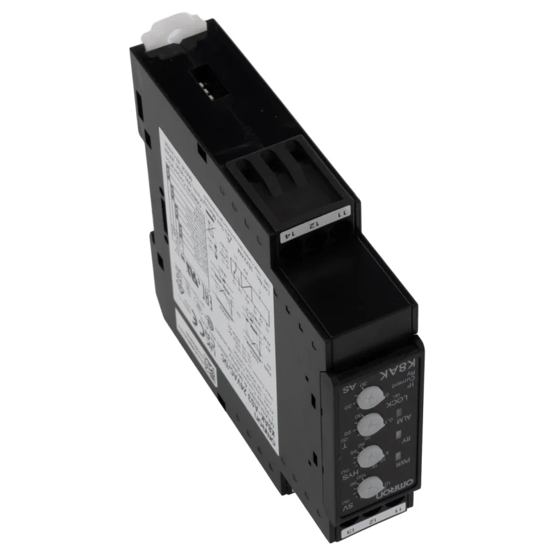 Omron Single-Phase Monitoring Relay, SPDT, DIN Rail Mount, 10A to 200A, 24 V AC/DC K8AK-AS3 24VAC/DC