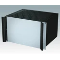 METCASE 6 U 19 in Rack Mount Case Combimet Ventilated Aluminium Black 365mm x 482.6mm x 262.6mm M6219669