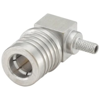 Rosenberger QMA Series Coaxial Connector Cable Male QMA, 50 Ω, Right Angle Body 28S207-302N5