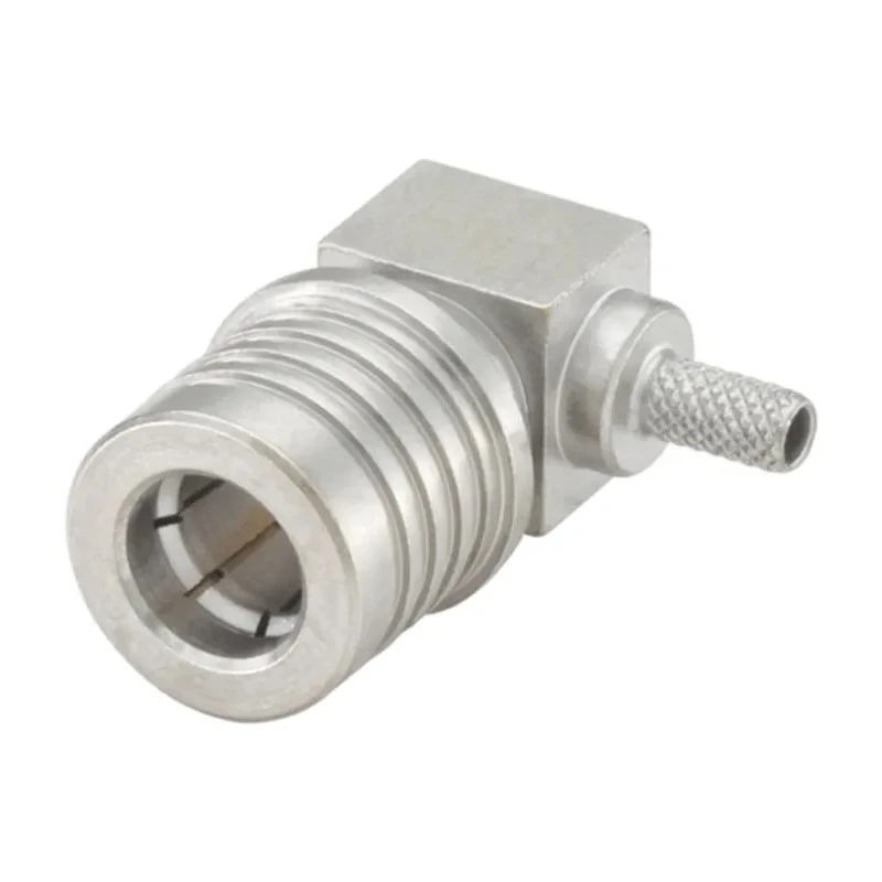 Rosenberger QMA Series Coaxial Connector Cable Male QMA, 50 Ω, Right Angle Body 28S207-302N5