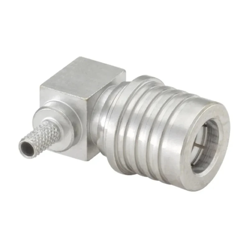 Rosenberger QMA Series Coaxial Connector Cable Male QMA, 50 Ω, Right Angle Body 28S207-302N5