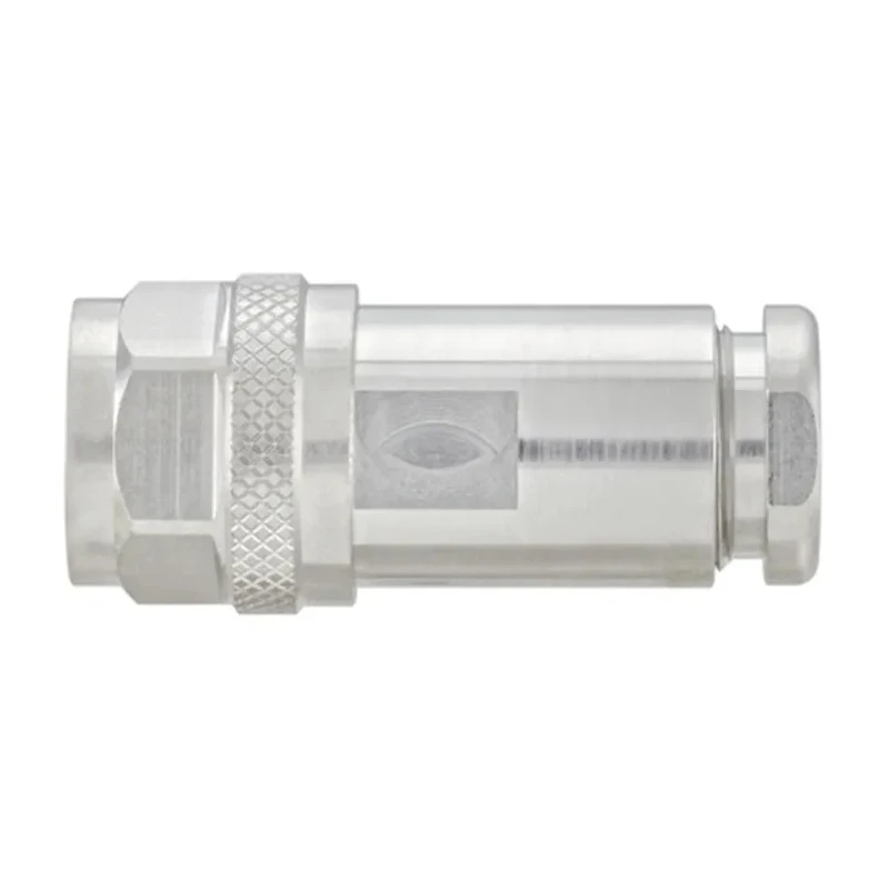Rosenberger N Series Coaxial Connector Cable Male N Connector, 50 Ω, Straight Body Clamp 53S102-015N5