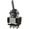 KNITTER-SWITCH Panel Mount DPDT Toggle Switch On-On Operation Solder Terminal 250 V AC MTA 206 R