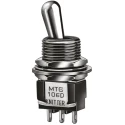 KNITTER-SWITCH Toggle Switch Panel Mount SPDT On-Off-On Solder Terminal 250V AC MTG 106 H