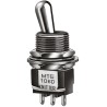 KNITTER-SWITCH Toggle Switch Panel Mount SPDT On-Off-On Solder Terminal 250V AC MTG 106 H