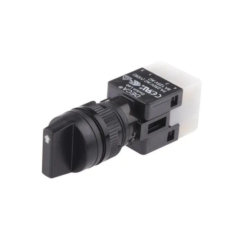 RS PRO Selector Switch 1 NO/1 NC Contact Configuration 3 Positions IP65 Solder Terminal 820-0475