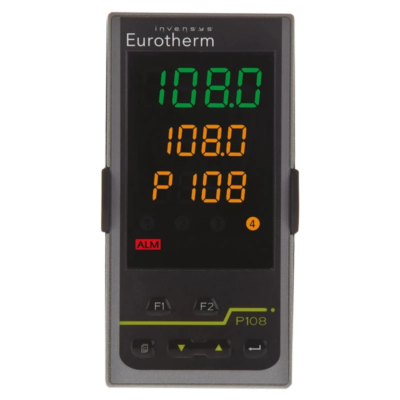 Eurotherm Piccolo P108 Panel PID Temperature Controller 2 Input, 2 Output Relay 264V ac On-Off P108/CC/VH/LRC/R