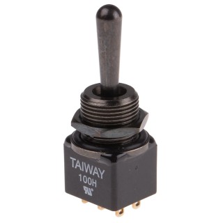 RS PRO Toggle Switch PCB Mount On-On-On DPDT Solder Terminal 28 V DC 250 V AC 820-0526