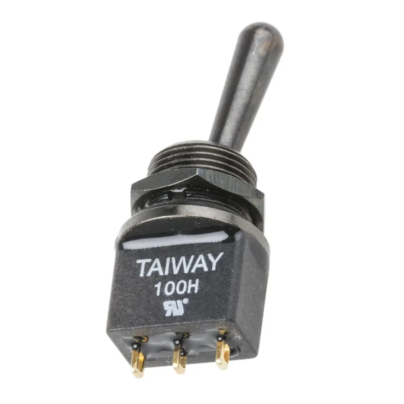RS PRO Toggle Switch PCB Mount On-On SPDT Solder Terminal 28 V dc 250 V ac 820-0551