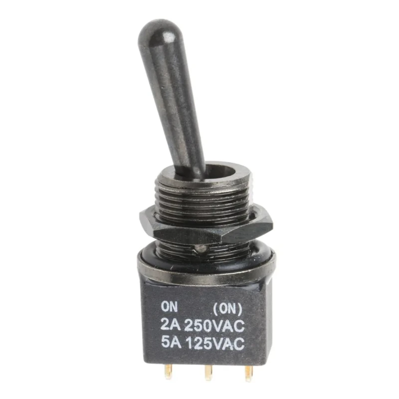 RS PRO Toggle Switch PCB Mount On-On SPDT Solder Terminal 28 V dc 250 V ac 820-0551