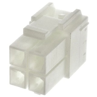 JST VLP Male Connector Housing 6.2 mm Pitch 4 Way 2 Row Straight VLP-04V