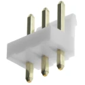 JST VH Series Straight Through Hole PCB Header, 3 Contact, 3.96 mm Pitch, 1 Row, Shrouded B3P-VH(LF)(SN)