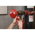Brady Valve Lockout Gate Valve Lockout Polypropylene Shackle Diameter 9.53mm GATE VALVE LOCKOUTS GVLO 2.5-5 RED