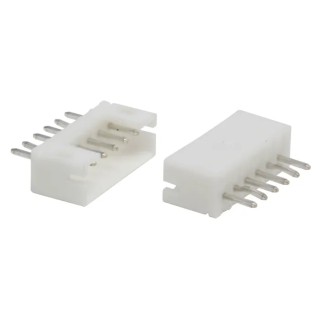 JST PH Series Straight Through Hole PCB Header, 6 Contact(s), 2 mm Pitch, 1 Row Shrouded B6B-PH-K-S(LF)(SN)
