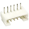 JST PH Series Right Angle Through Hole PCB Header 6 Contact 2 mm Pitch 1 Row Shrouded S6B-PH-K-S(LF)(SN)