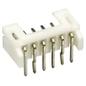 JST PH Series Right Angle Through Hole PCB Header 6 Contact 2 mm Pitch 1 Row Shrouded S6B-PH-K-S(LF)(SN)