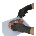 Polyco Healthline BladeShades Black Dyneema Cut Resistant Work Gloves Size 8 BSK/08