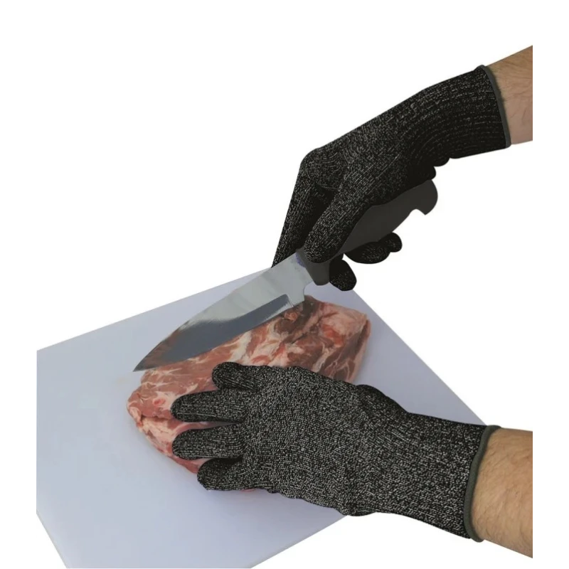 Polyco Healthline BladeShades Black Dyneema Cut Resistant Work Gloves Size 8 BSK/08