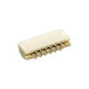 JST XSR Series Straight Surface PCB Header Connectors 6 Contacts 0.6 mm Pitch 1 Row Shrouded SM06B-XSRS-ETB(LF)(SN)