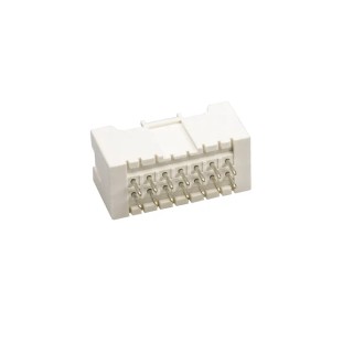 JST XAD Series Straight Through Hole PCB Header 14 Contacts 2.5mm Pitch 2 Row Shrouded B14B-XADSS-N(LF)(SN)