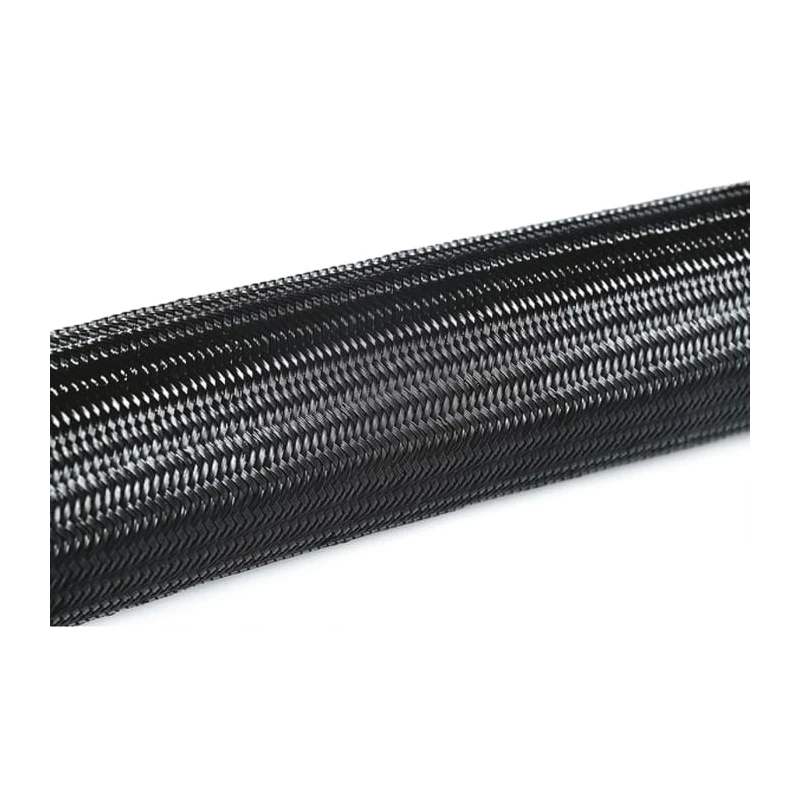 HellermannTyton Expandable Braided Polyamide Black Cable Sleeve 50m Length 30-44 mm Diameter 170-44000 HEGPA6640-PA66-BK