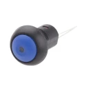 RS PRO Illuminated Miniature Push Button Switch, Latching, PCB Mount, 13.6 mm Cutout, SPST, White LED, IP67, 24 V 8207555P