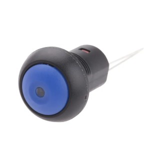 RS PRO Illuminated Miniature Push Button Switch, Latching, PCB Mount, 13.6 mm Cutout, SPST, White LED, IP67, 24 V 8207555P