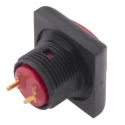 RS PRO Momentary Push Button Switch PCB Mount, Red LED, 13.6 mm Cutout, SPST, IP67, 50 V dc 32 V ac 820-7568