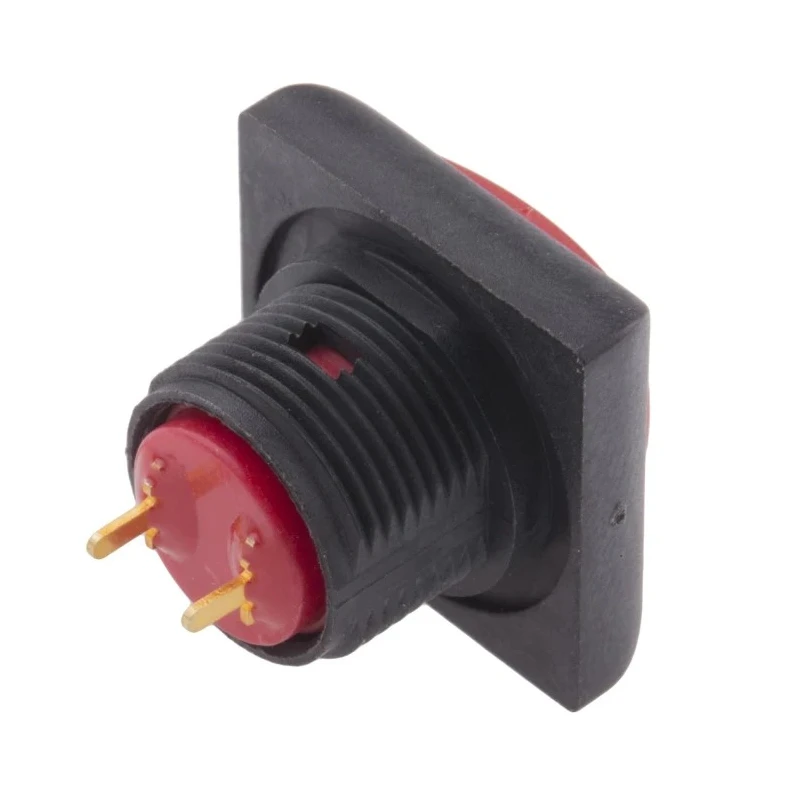 RS PRO Momentary Push Button Switch PCB Mount, Red LED, 13.6 mm Cutout, SPST, IP67, 50 V dc 32 V ac 820-7568